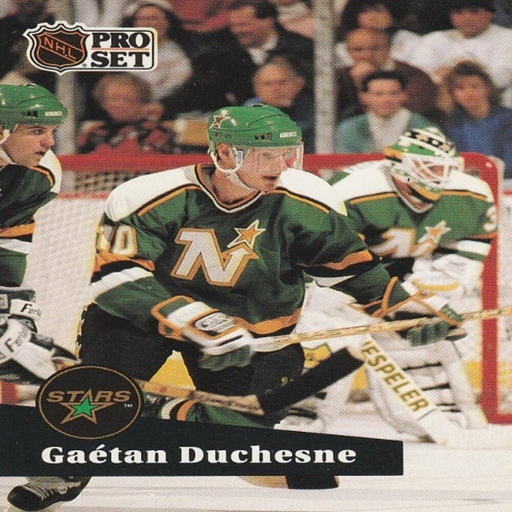 Gaetan Duchesne - 1991 Pro Set Hockey Card